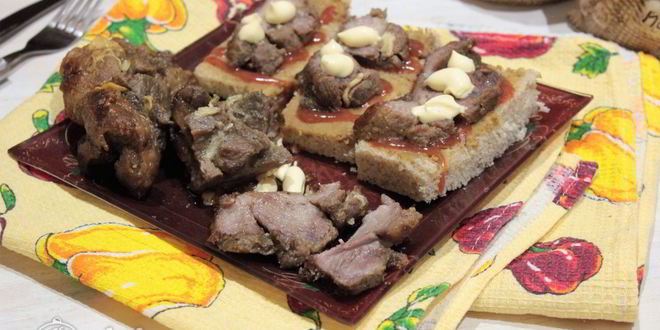 Рецепт свинины с горчицей в фольге