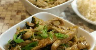 Рецепт Свинины с мандаринами и соусом чили