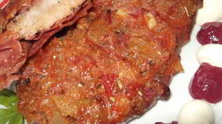 Рецепт Свинины , запеченой в прошутто