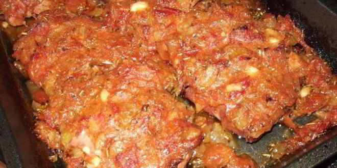 Рецепт свинины , запеченой в прошутто