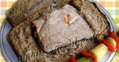 Рецепт Свинины, запеченной в хлебной буханке