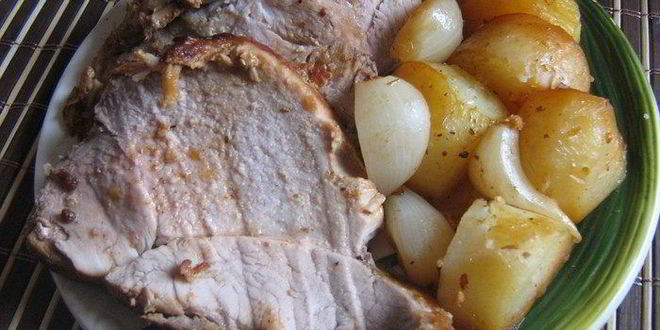 Рецепт Свинины запеченной в пакете с картофелем