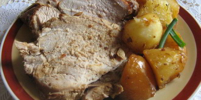 Рецепт свинины запеченной в пакете с картофелем