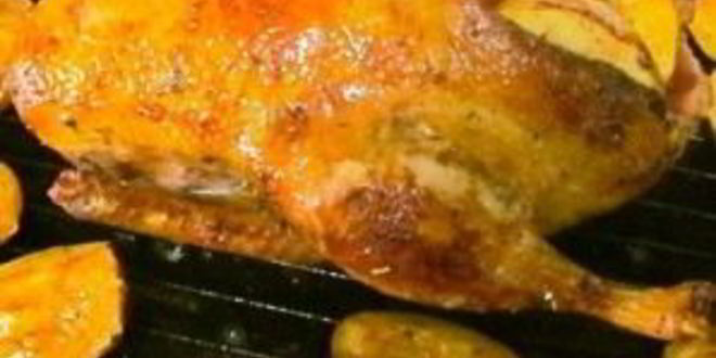 Рецепт утки с яблоками