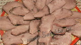 Рецепт Запеченных языков