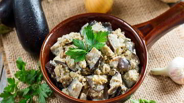 Рецепт Баклажанов с фаршем на сковороде