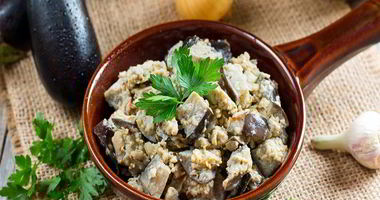 Рецепт Баклажанов с фаршем на сковороде