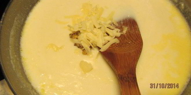 Рецепт гратен из белой рыбы и лука-порея