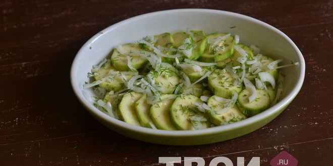 Рецепт кабачков в сметане