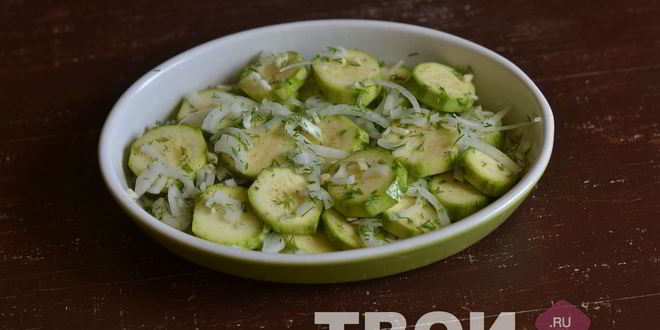 Рецепт кабачков в сметане