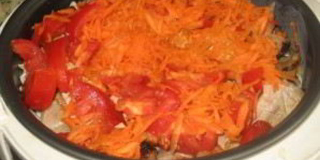 Рецепт капусты со свининой в мультиварке