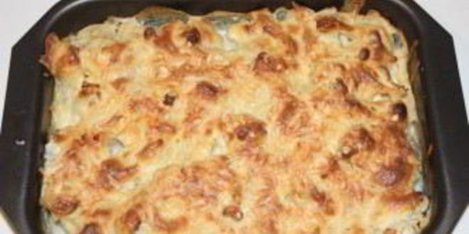 Рецепт капусты, запеченной под соусом