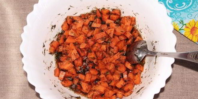 Рецепт овощей в маринаде