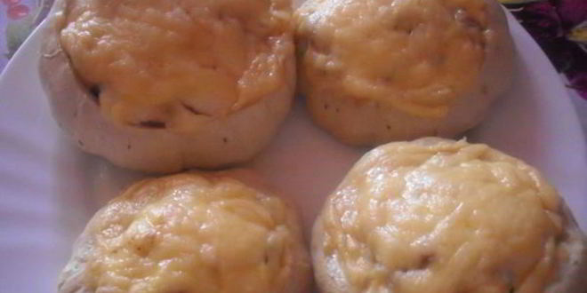 Рецепт Патиссонов, фаршированных мясом и грибами
