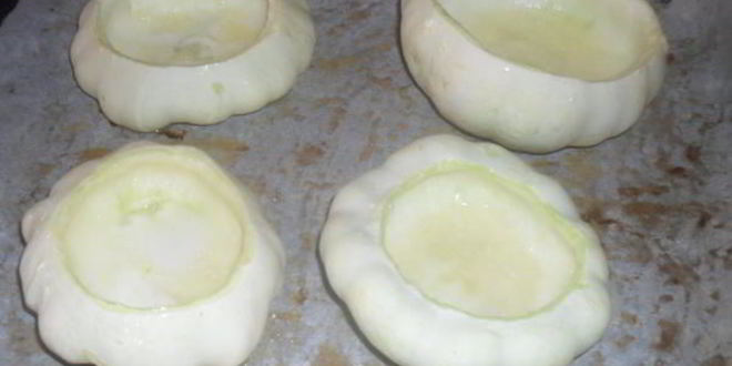 Рецепт патиссонов, фаршированных мясом и грибами