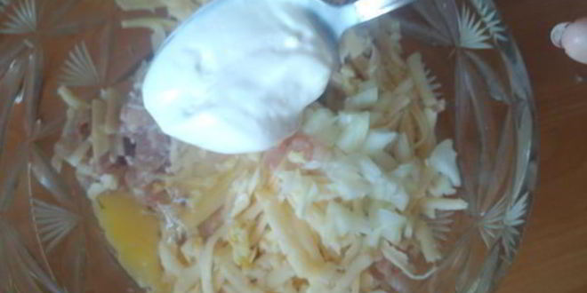 Рецепт перца, фаршированного куриным фаршем с сыром