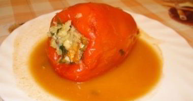 Рецепт Перца, фаршированного рыбой