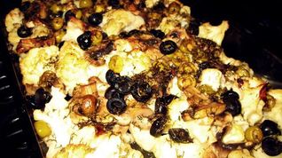 Рецепт Цветной капусты с грибами