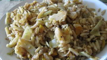 Рецепт Цветной капусты с луком