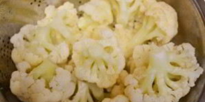 Рецепт цветной капусты с луком