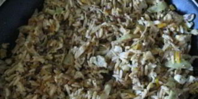 Рецепт цветной капусты с луком