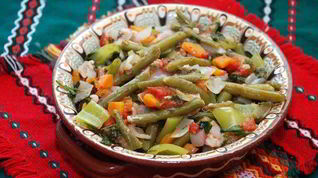 Рецепт Тушеной зеленой фасоли
