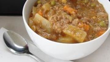 Рецепт Тушеных овощей с фаршем в мультиварке