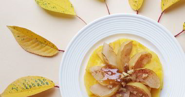 Рецепт Тыквы, запеченной с яблоками