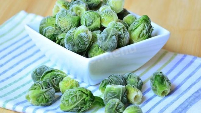 Рецепт замороженной брюссельской капусты