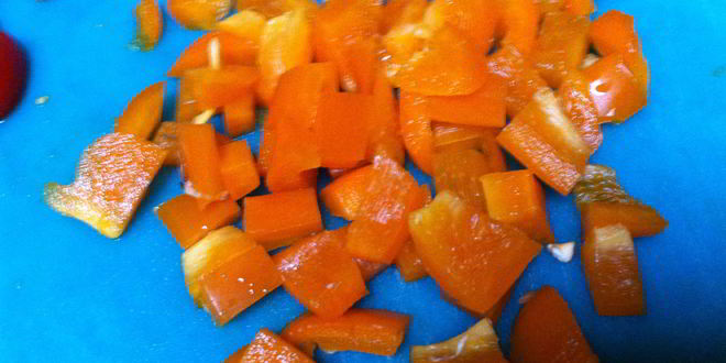 Рецепт запеченного целиком баклажан с овощами