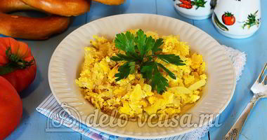 Рецепт Жареной капусты с яйцом