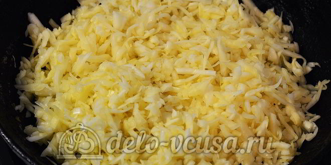 Рецепт жареной капусты с яйцом