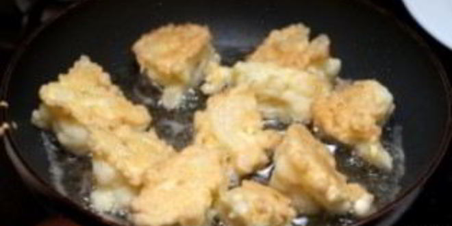 Рецепт жареной цветной капусты с яйцом