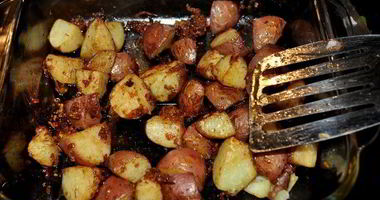 Рецепт Жареного золотого картофеля