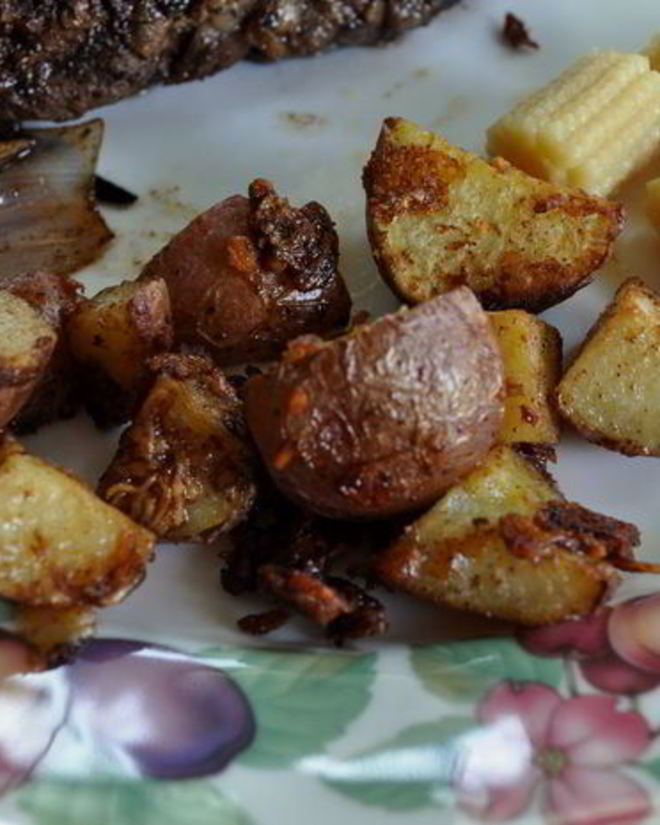 Рецепт жареного золотого картофеля