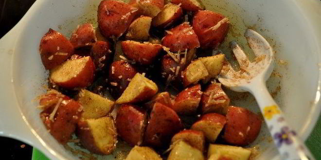 Рецепт жареного золотого картофеля