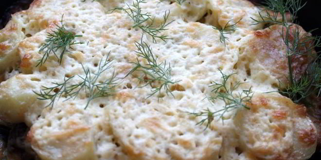 Рецепт говяжьей печени в духовке со сметаной