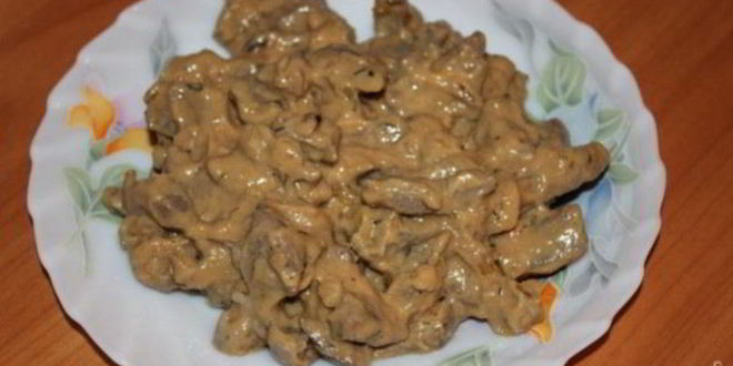 Рецепт Говяжьей печени в мультиварке