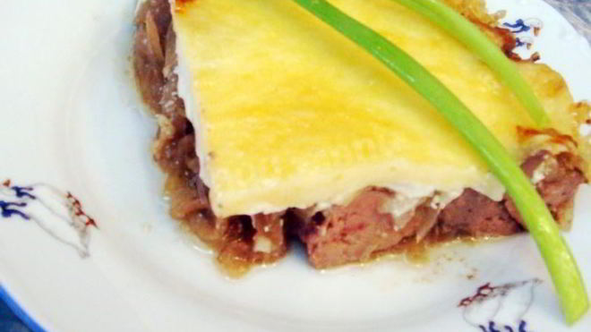 Рецепт куриной печени под сочной сырной корочкой