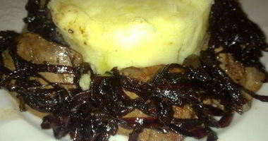 Рецепт Куриной печени с луком бальзамико