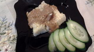 Рецепт Куриной печени в яблочно-сметанном соусе