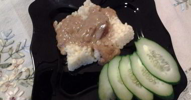 Рецепт Куриной печени в яблочно-сметанном соусе