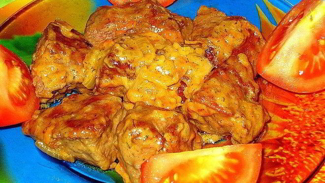 Рецепт печени по-корейски