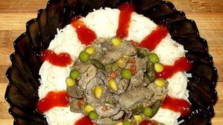 Рецепт Печени с грибами в мультиварке