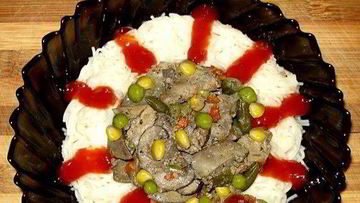 Рецепт Печени с грибами в мультиварке