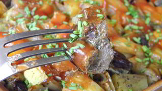 Рецепт Печени с овощами в духовке