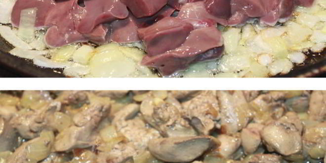 Рецепт печени с помидорами