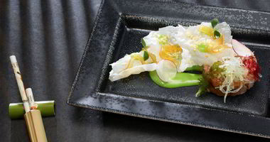 Рецепт Печени трески с соусом васаби