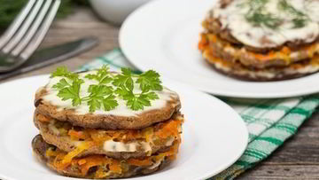 Рецепт Печени в морковной шубе