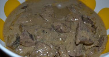 Рецепт Свиной печени в сметане в мультиварке